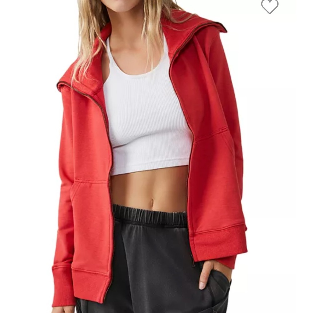 Free People Baseline Zip Up